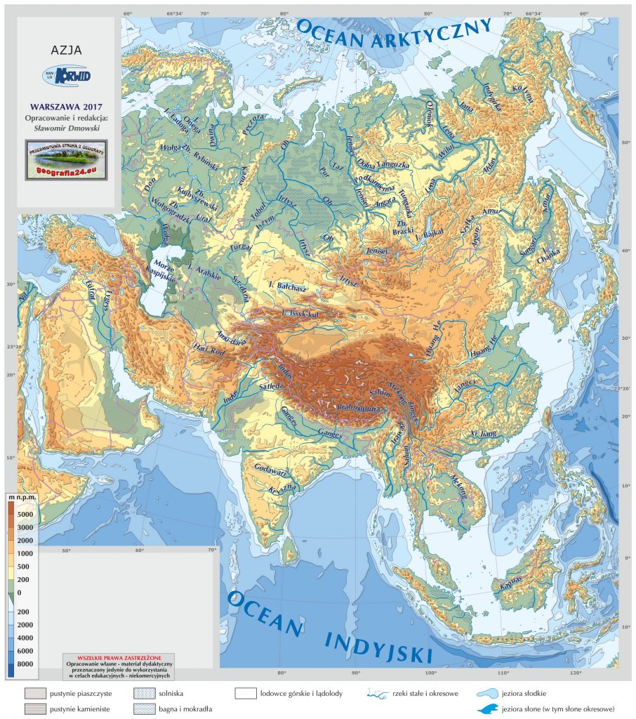 Azja Geografia Pl