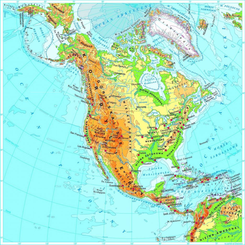 Warunki Naturalne Ameryk Geografia Pl