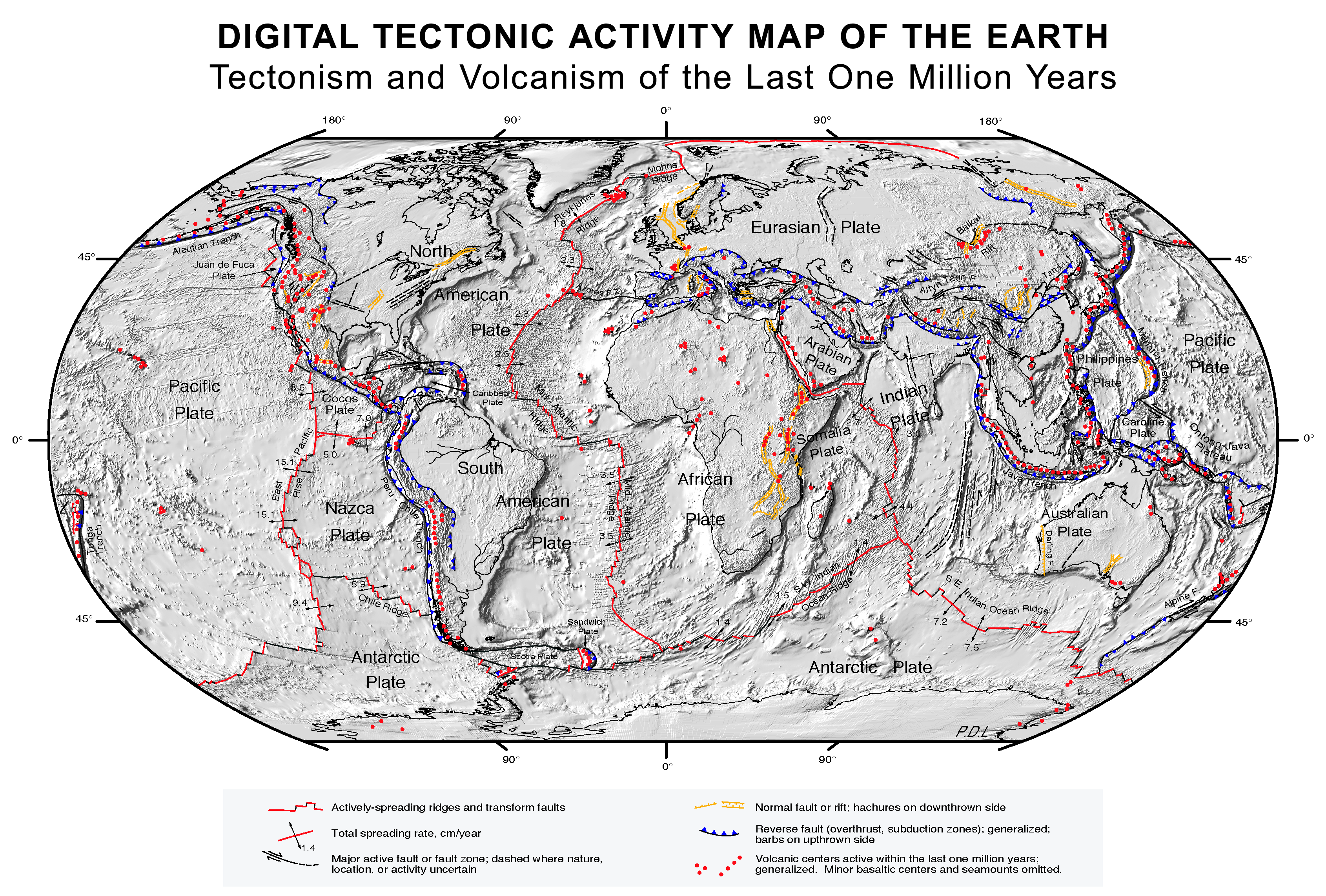 Na Mapie Pokazano Plyty Litosfery Tektonika płyt litosfery | Geografia24.pl