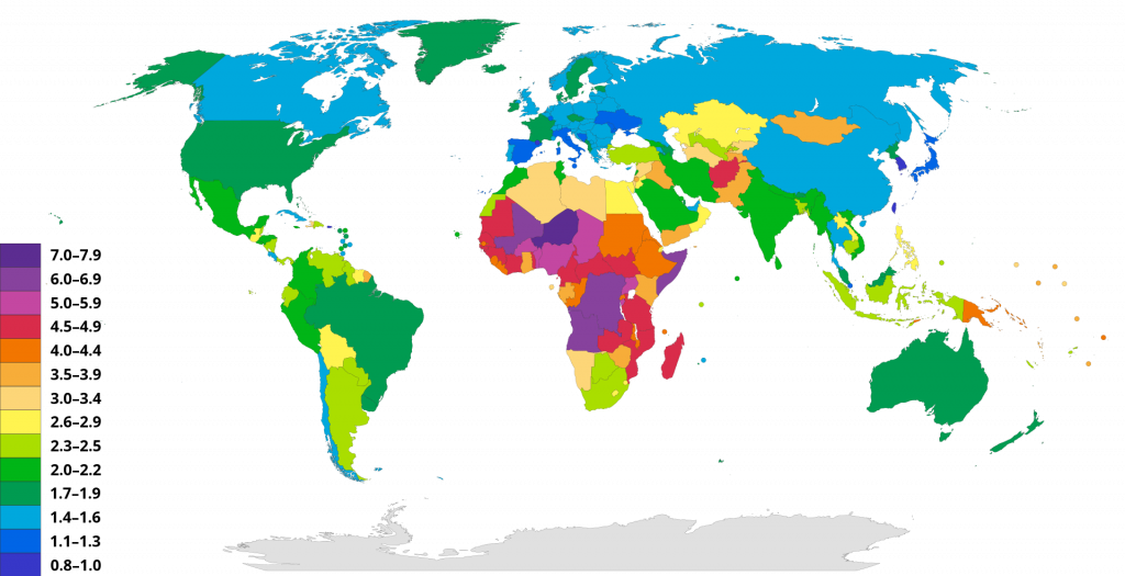 Liczba ludności świata Geografia24.pl