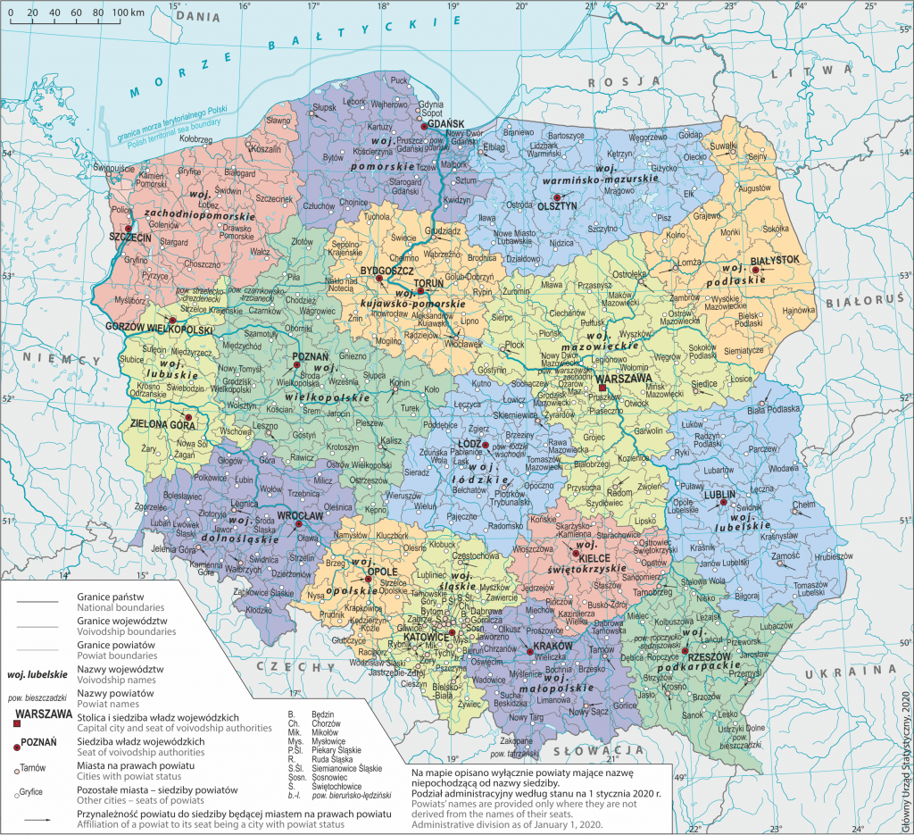 Podzia Administracyjny Polski Geografia24 pl Podzia Administracyjny Polski Geografia24 pl